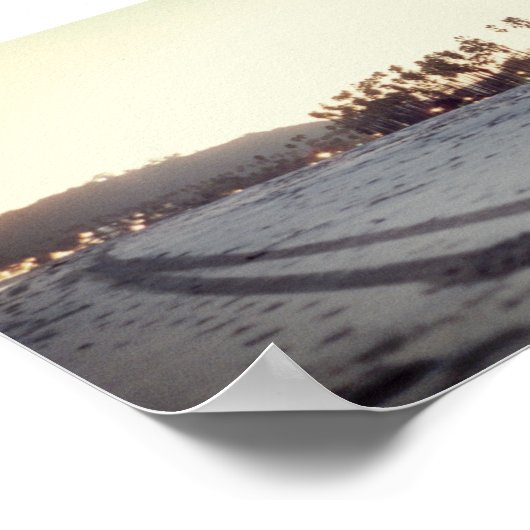 Vintage Beach Santa Barbara Poster (Hoek)