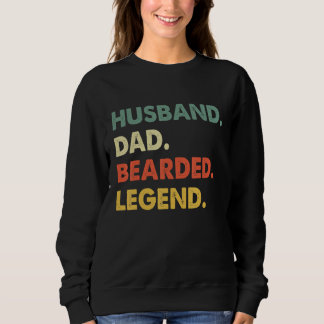 Vintage Bearded  Husband Dad Bearded Legend Men Trui