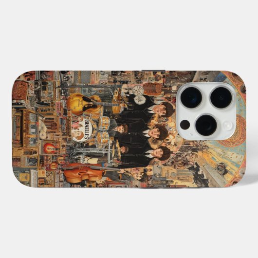 Vintage Beatles Case-Mate iPhone Case (Achterkant (horizontaal))