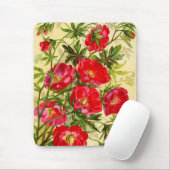 Vintage Beauties Floral Mousepad Muismat (Met muis)