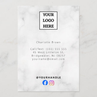 Vintage Beauty Salon Price List Menu