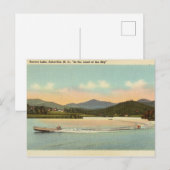 Vintage, Beaver Lake, Asheville, North Carolina Briefkaart (Voorkant / Achterkant)