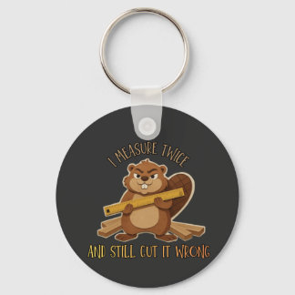 Vintage Beaver Woodworker – Ik Meet Nog Steeds Twe Sleutelhanger