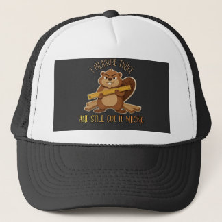 Vintage Beaver Woodworker – Ik Meet Nog Steeds Twe Trucker Pet