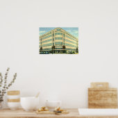 Vintage bedrijf, Knapp's warenhuis Poster (Keuken)
