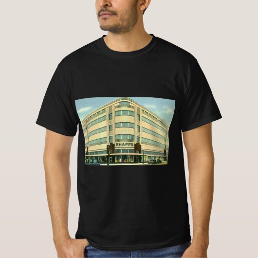 Vintage bedrijf, Knapp's warenhuis T-shirt (Voorkant)