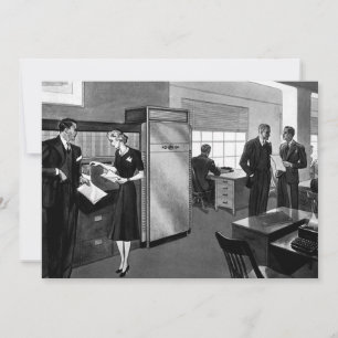 Vintage bedrijf, leidinggevende zakenmannen kantoo