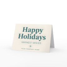 Vintage Bedrijfs Schrift Gelukkig Kerstfeest