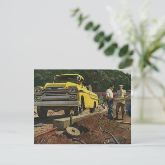 Vintage Bedrijfsarchitect Aannemer (Staand voorkant)