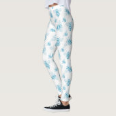 Vintage Bee Botanische Blauwe (1) Leggings (Links)