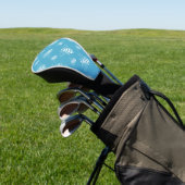 Vintage Bee Botanische Blauwe (2) Golfheadcover (Insitu)