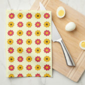 Vintage Bee Print Theedoek (Quarter Fold)