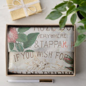 Vintage Bee Rose Bouquet Ephemera Decoupage Tissuepapier (Geschenk)