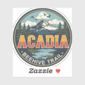 Vintage beehive trail Acadia National park gifts Sticker (Vel)