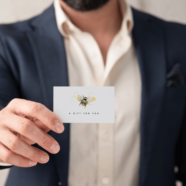 Vintage Beekeeping & Honeybee Farm Business Visitekaartje (Vintage Beekeeping & Honeybee Farm Business)