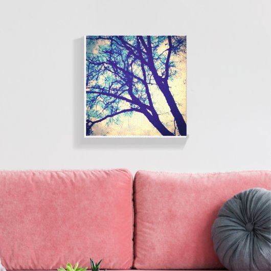 Vintage beeldcanvas canvas afdruk (Insitu (Woonkamer))