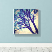 Vintage beeldcanvas canvas afdruk (Insitu (Houten vloer))