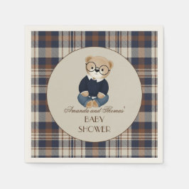 Vintage Beer Baby Shower Servet