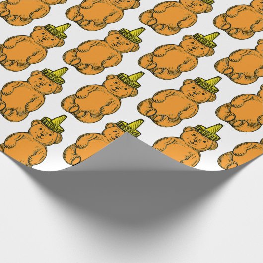 Vintage Beer Cadeaupapier (Hoek)