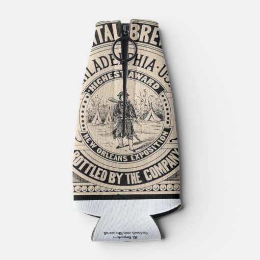 Vintage Beer Flesjeskoeler (Achterkant)