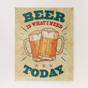 Vintage Beer Legpuzzel