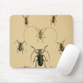 Vintage Beetle Mousepad Muismat (Met muis)