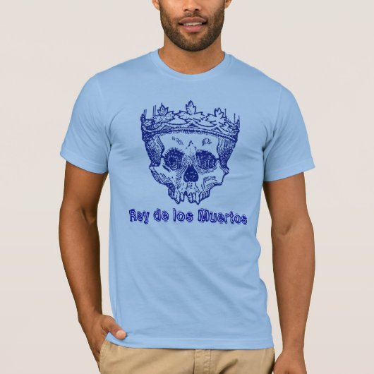 Vintage Bekroonde Schedel T-shirt (Voorkant)