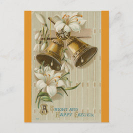 Vintage Bells and Lilies Briefkaart