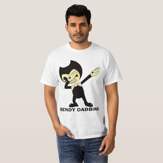 Vintage Bendy dabbing T-shirt (Voorkant volledig)
