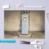 Vintage benzinestation decoupage papier, benzinest tissuepapier (Craft)