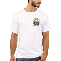 Vintage berg oproep retro camping T-shirt