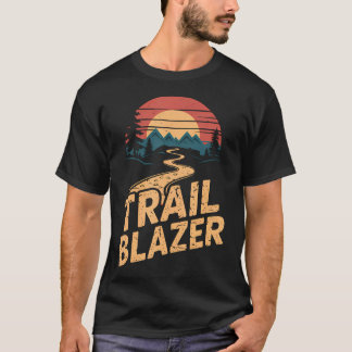 Vintage Bergbeklimmer Trail Blazer Retro Wandel C T-shirt