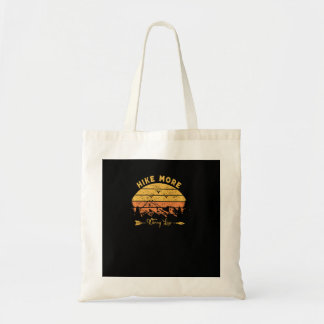 Vintage Bergen Outdoor Wandelen Kamperen Katrol Tote Bag