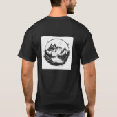 Vintage bergwandelpaar T-shirt (Achterkant)