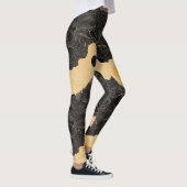 Vintage bergwolk landschap (4) leggings (Rechts)