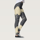 Vintage bergwolk landschap (6) leggings (Rechts)