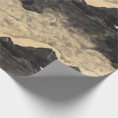 Vintage bergwolken landschap (2) cadeaupapier (Hoek)