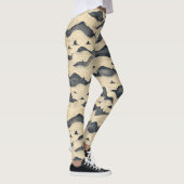 Vintage bergwolken landschap (8) leggings (Rechts)