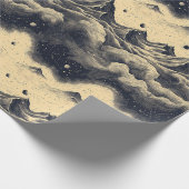 Vintage bergwolkenlandschap (3) cadeaupapier (Hoek)