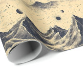 Vintage bergwolkenlandschap (3) cadeaupapier (Rol Hoek)