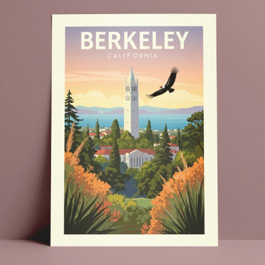 Vintage Berkeley California Briefkaart