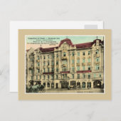 vintage Berlijnse Grote Hotel Rusland 1890 Briefkaart (Voorkant / Achterkant)