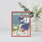 Vintage Bermuda Briefkaart (Staand voorkant)