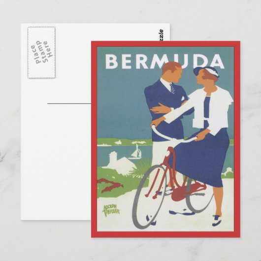 Vintage Bermuda Briefkaart (Voorkant / Achterkant)