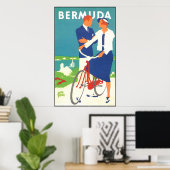 Vintage Bermuda Travel Poster (Thuiskantoor)