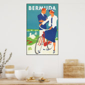 Vintage Bermuda Travel Poster (Keuken)