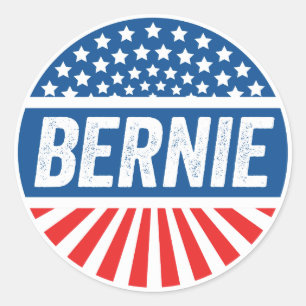 Vintage Bernie Ronde Sticker
