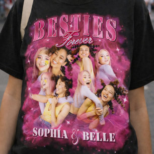 Vintage Best Friend Bootleg BFF Fotos Rap T-shirt 