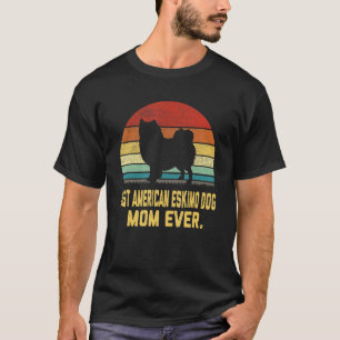 Vintage Beste Amerikaanse Eskimohond Moeder Ooit T-shirt
