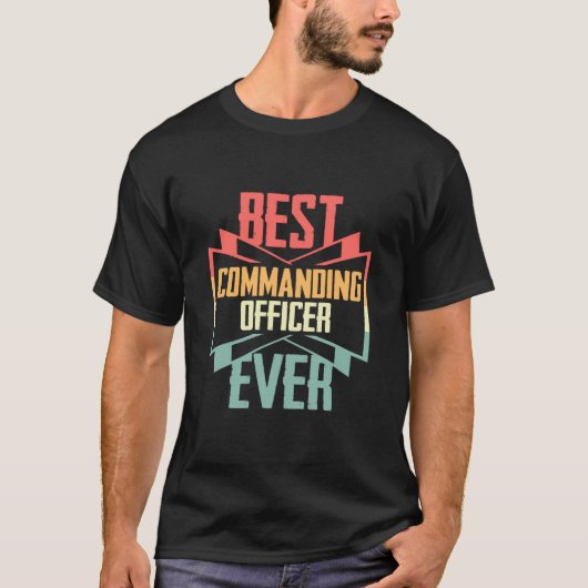 Vintage Beste Commandant Ooit T-shirt (Voorkant)